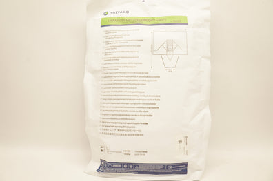 Halyard 89219 Laparoscopy/Pelviscopy Drape  112 inch x 124inch